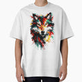 Vibrant Impasto Wolf by caracatita75