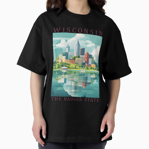 49 Wisconsin Travel Poster by Lucy Goosy Art