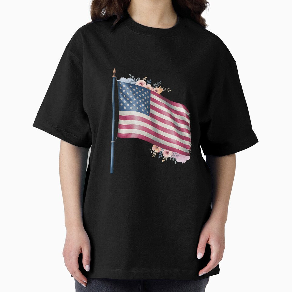 American Flag Vintage Style – Patriotic USA Artwork by artedigital99