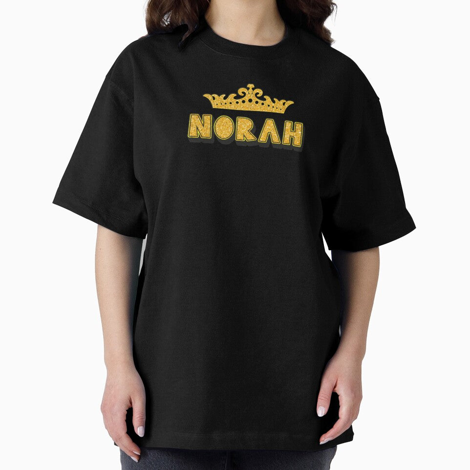 Norah Personalized Funny Custom Name Crown Design by Watsonarts