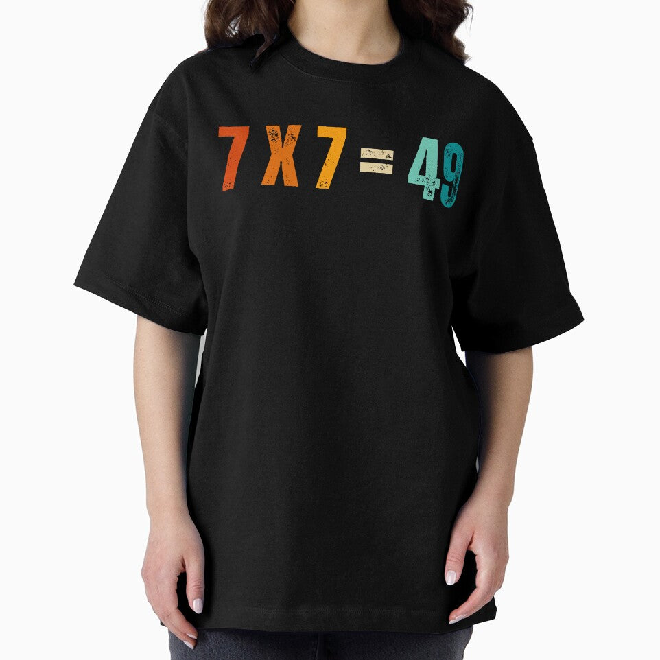 Funny Meme 7 x 7 = 49 Gen Alpha Funny Maths by erozzz