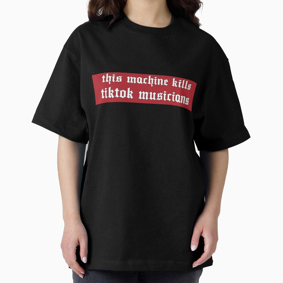 this machine kills tiktok musicians bumper sticker by kotonok0