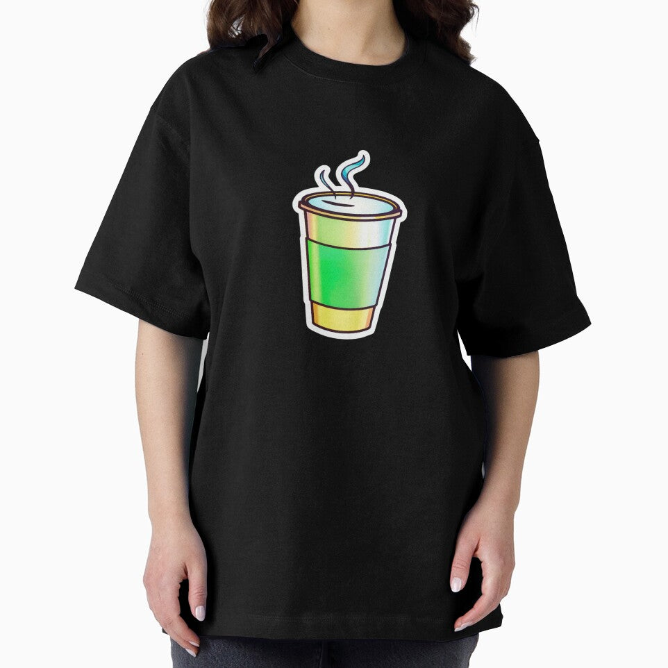 coffee glass in digital sticker style by Creative88Art
