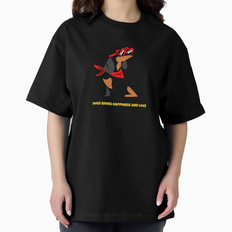 Dogs Bring Happiness And Love Funny Dog by Harmonick-Tees