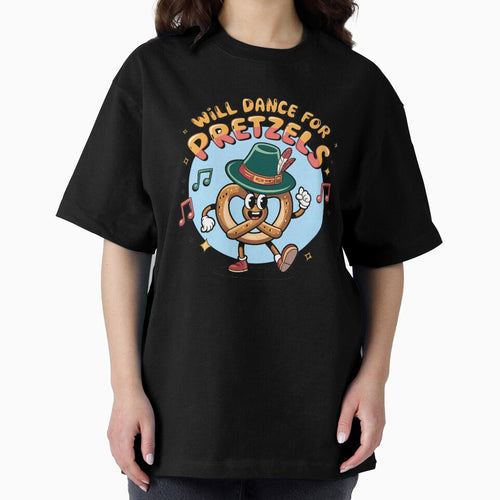 "Will Dance for Pretzels" Dancing Pretzel by OikieToikie