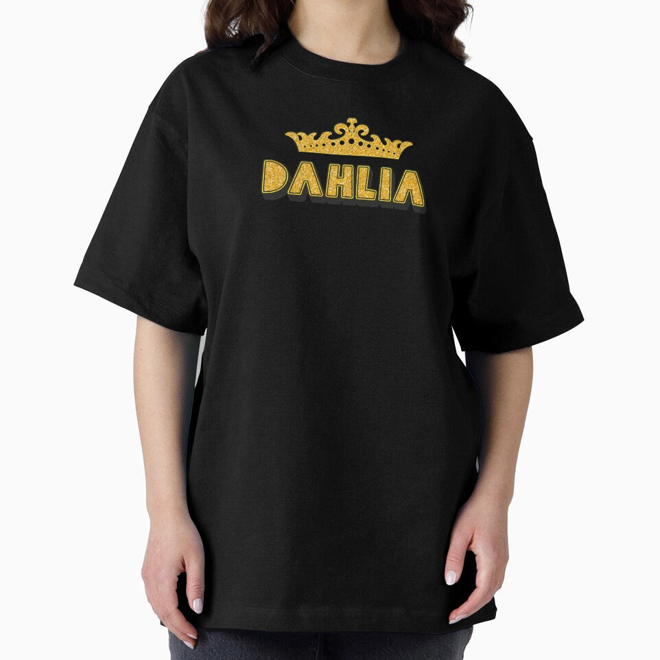 Dahlia Personalized Funny Custom Name Crown Design by Watsonarts
