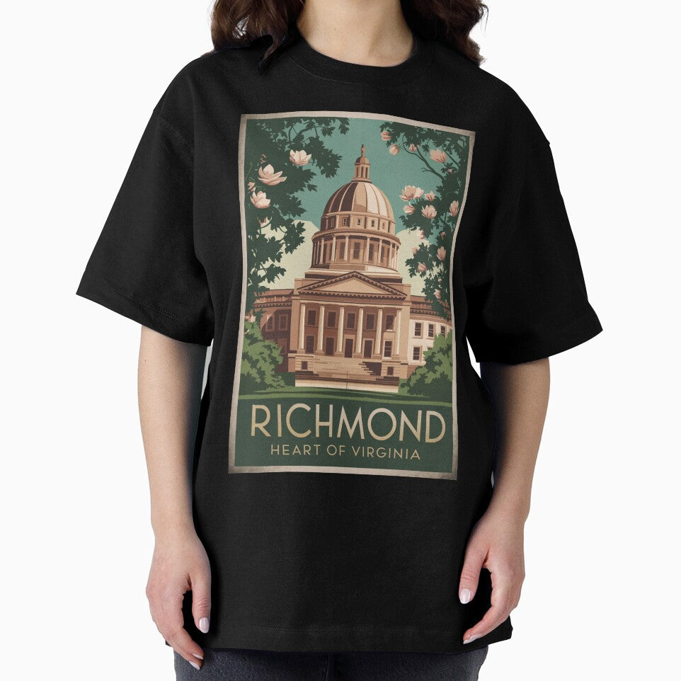 Richmond Vintage Travel Poster by TravelerRat