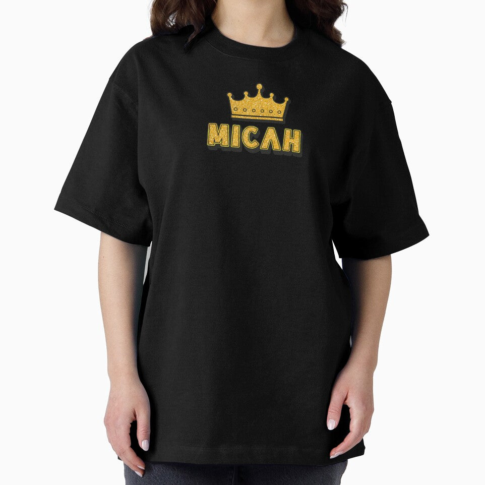 Micah Personalized Name With Crown - Cool & Funny Custom Gift for Men and Boys by Oussinc