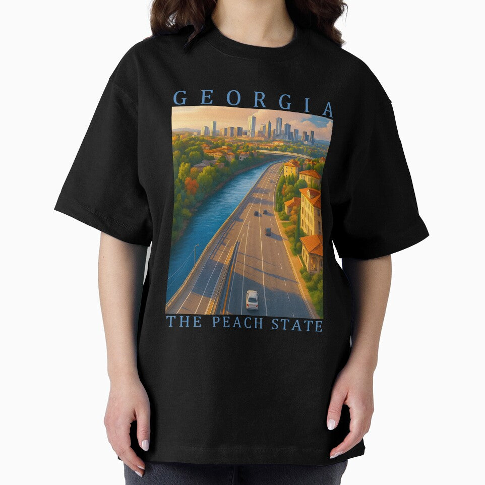 10 Georgia Travel Poster by Lucy Goosy Art