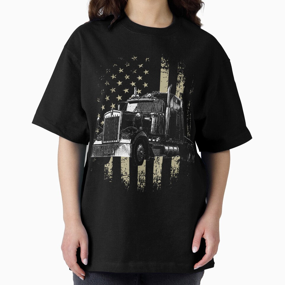 Vintage Usa Flag Grunge Trucker Art By Merch, Limited Edition, Perfect Gift For You And Friends by BROSHERYLSHOP