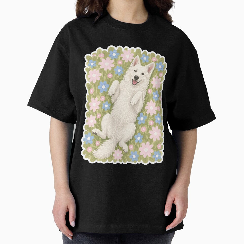 White Swiss Shepherd Dog Illustration | Majestic and Loyal White Swiss Shepherd Art by GoodyPaws