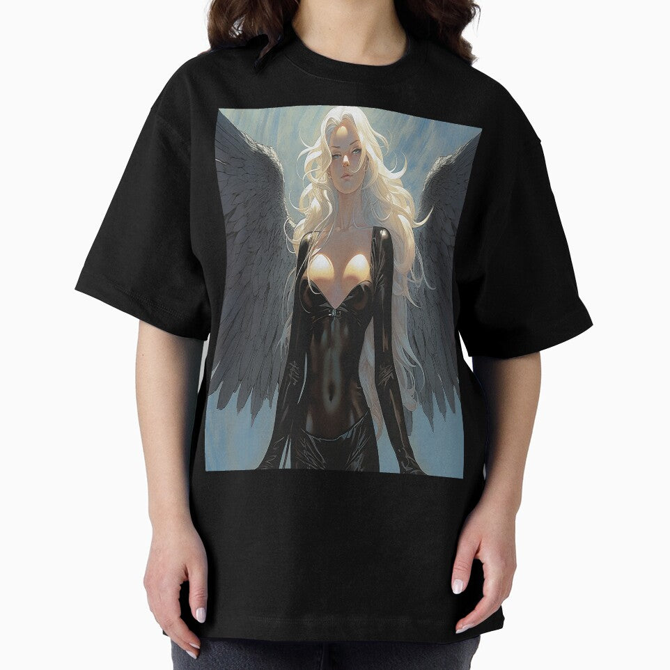Eternal Enigma: Grey-Winged Angel by PinUpPavilion