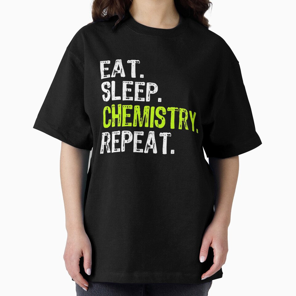 Eat Sleep Chemistry Repeat Cool Funny Chemist Gift Christmas by KendraHenke