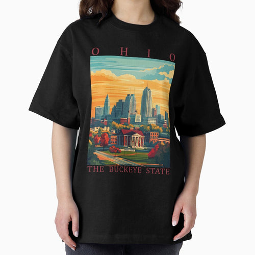 35 Ohio Travel Poster by Lucy Goosy Art