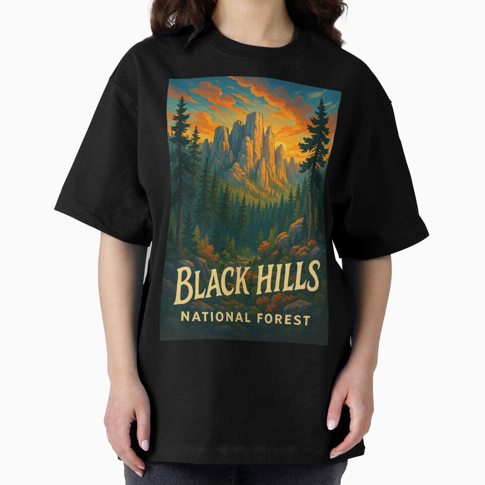 Black Hills National Forest – South Dakota Peaks and Pines at Dawn by Aryabek