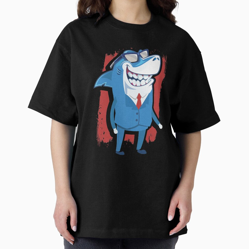 Well Dressed Shark Waving Business Attire, Resorts Manager Cool Shark Evolution by Merchking1