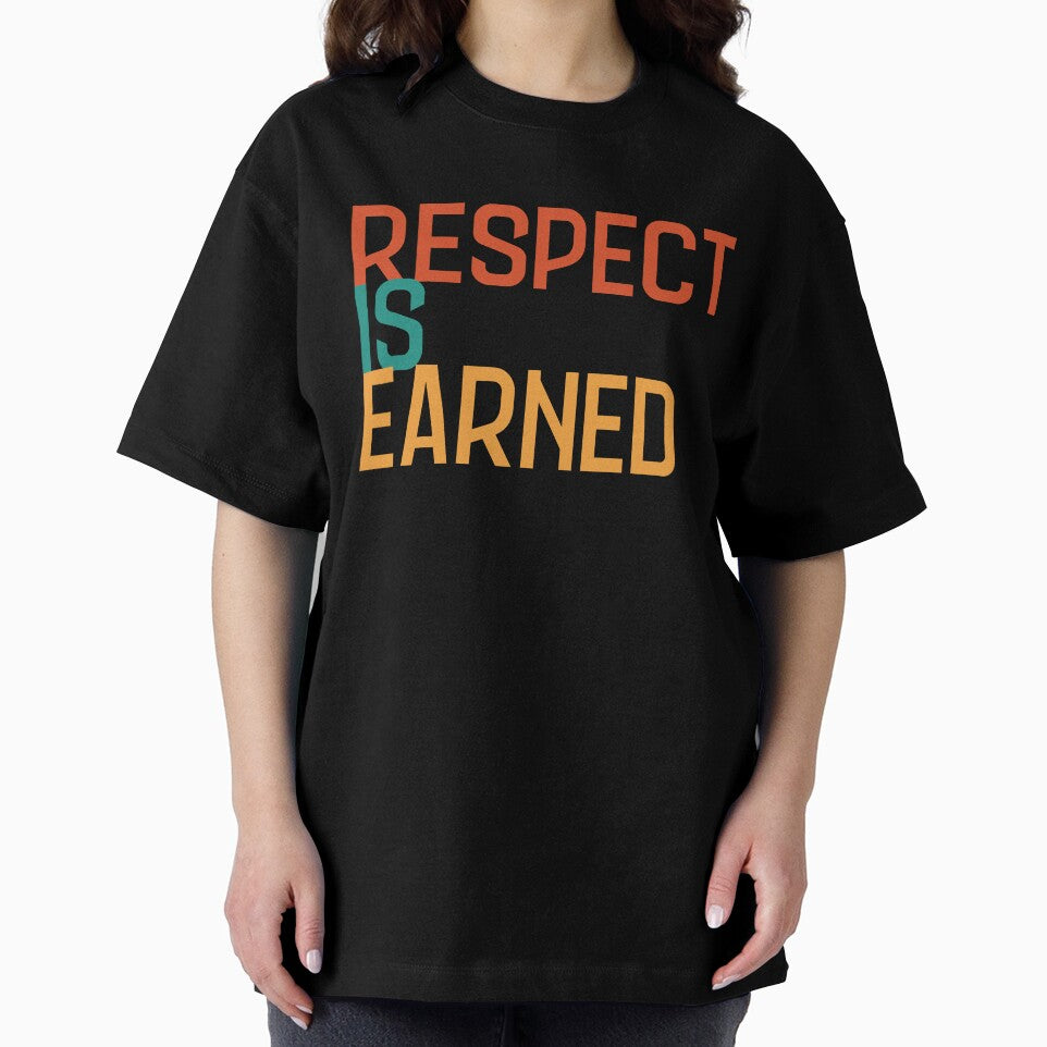 Respect Is Earned | Slogan tee | Minimalist | Vintage color by WycWycCo