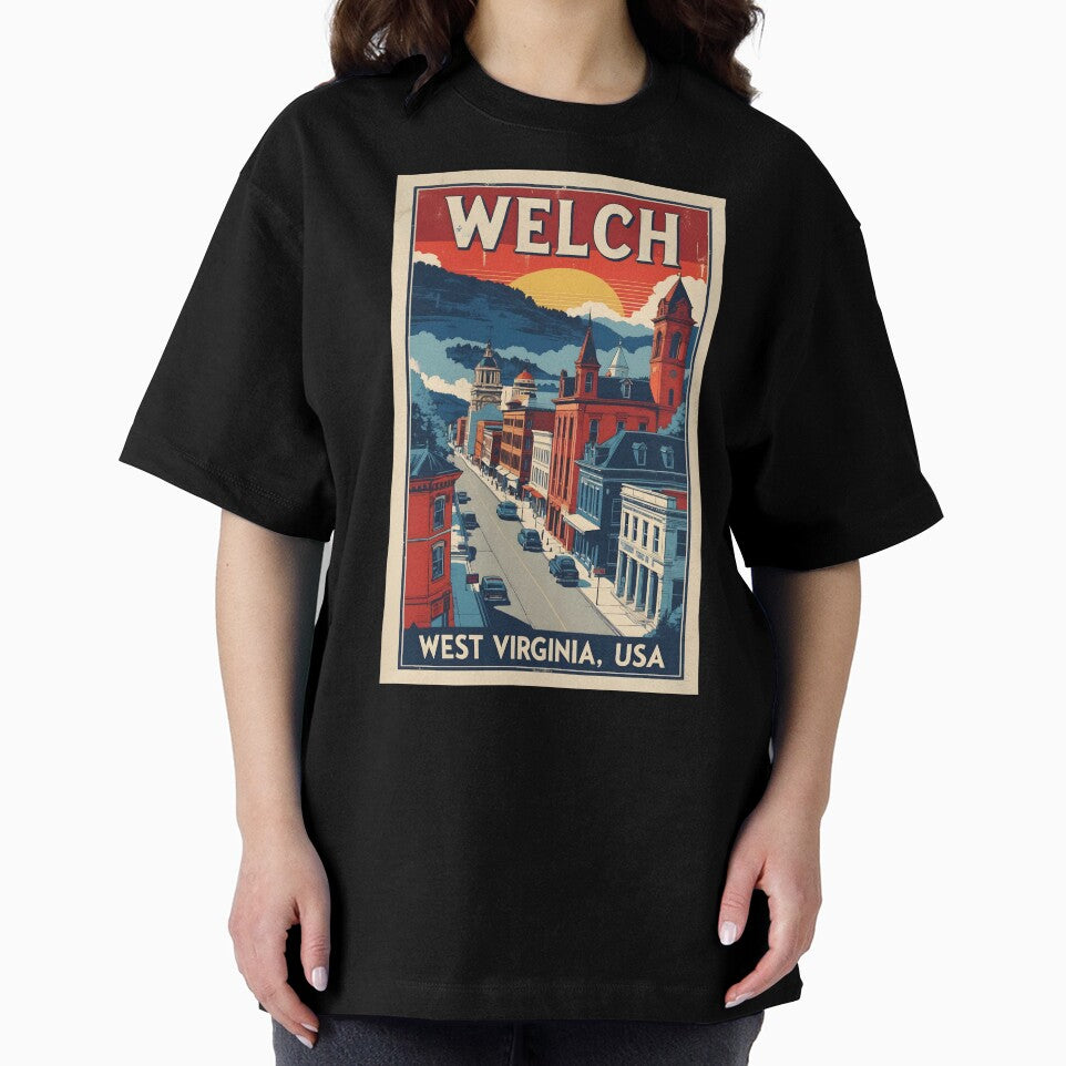 Welch West Virginia 1950s USA Vintage Travel Tourism by TravelersGems