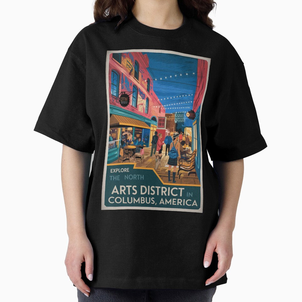 Columbus Vintage Travel Poster by TravelerRat