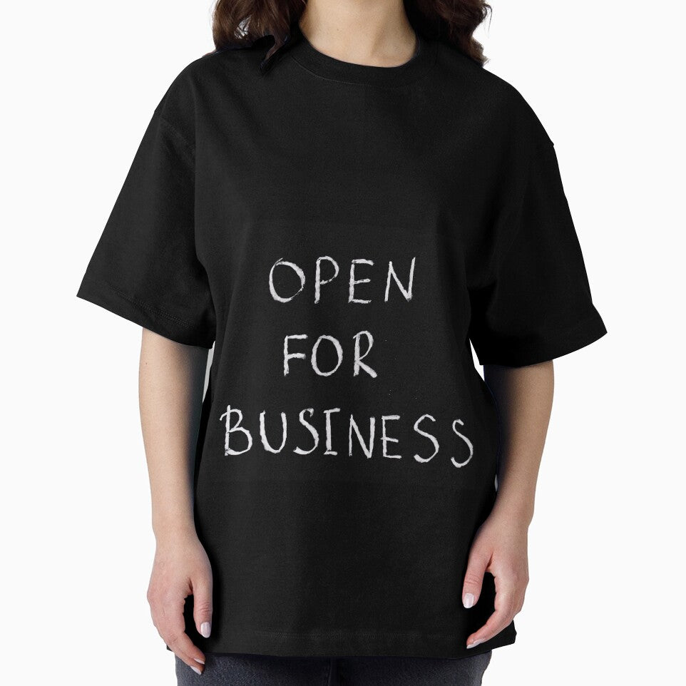Motivation phrase, open for business, affirmation. by brnlz