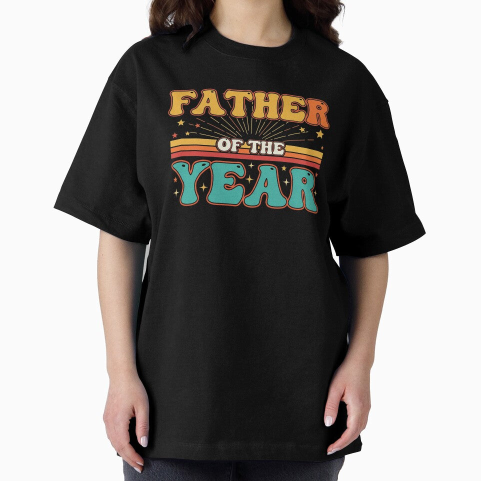 Father Of The Year Minimalist Quote Cool Dad Award Humor by Designs-RZ