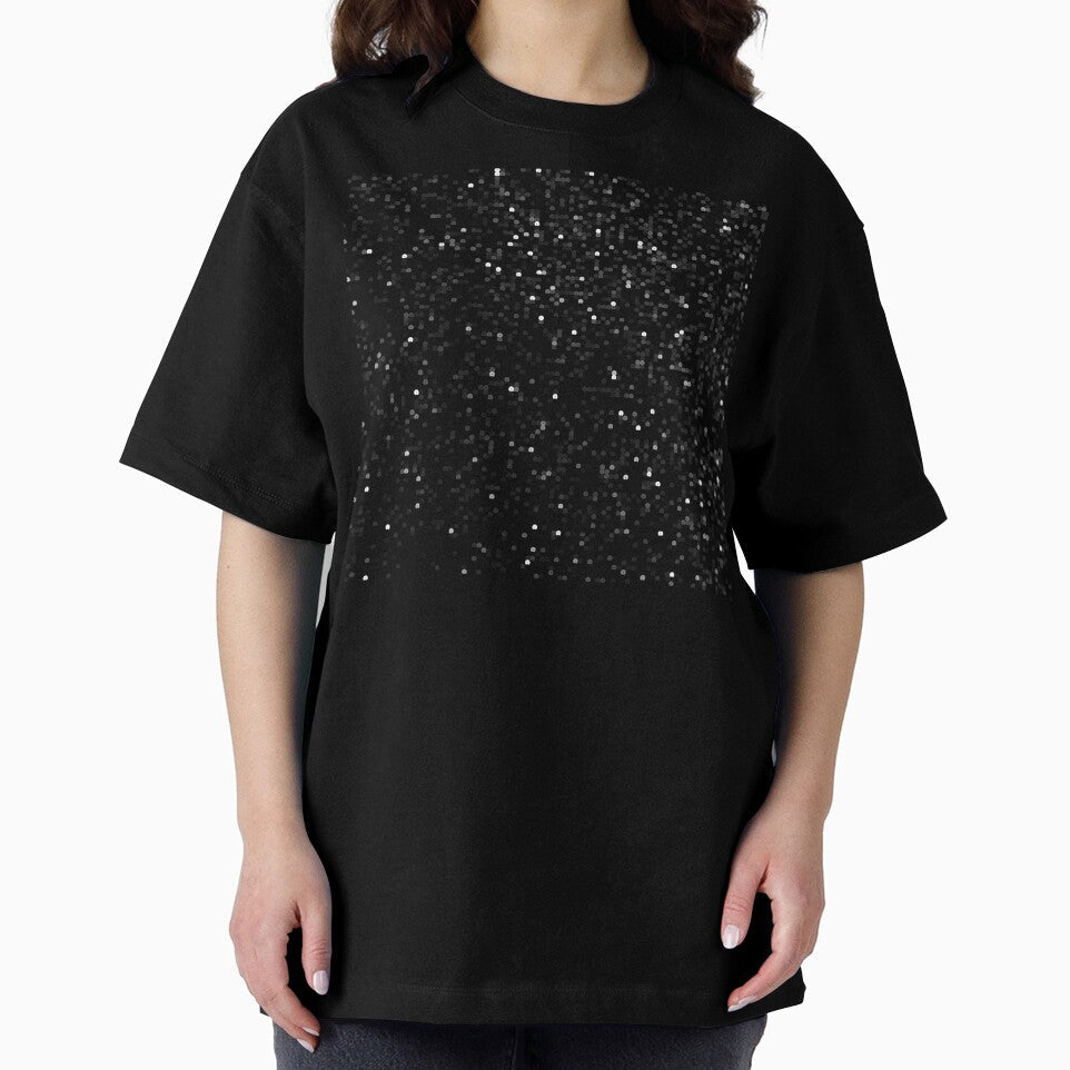 Printed image of black sequins by JaReVa