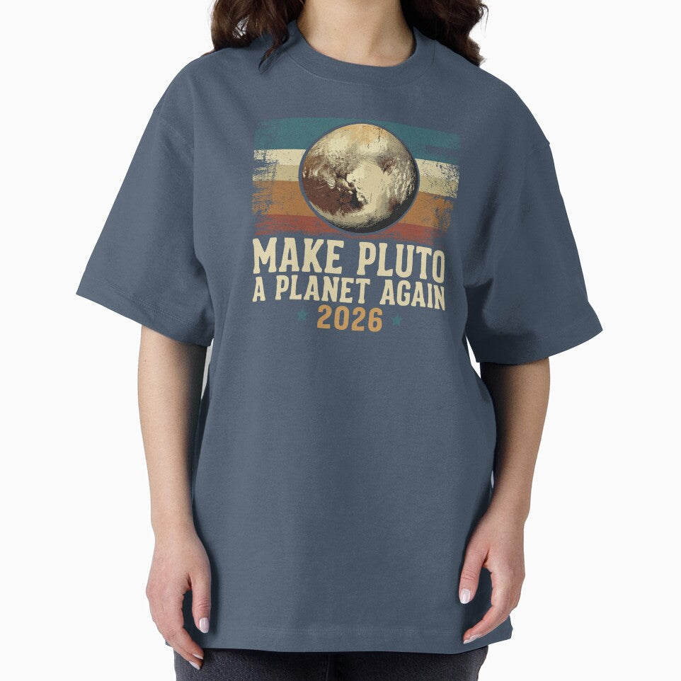 Make Pluto A Planet Again 2026 Retro Space Lover Gift by alenaz