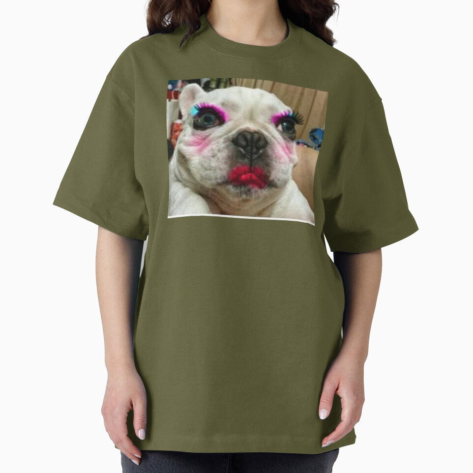dog with makeup on by FunnyFreak