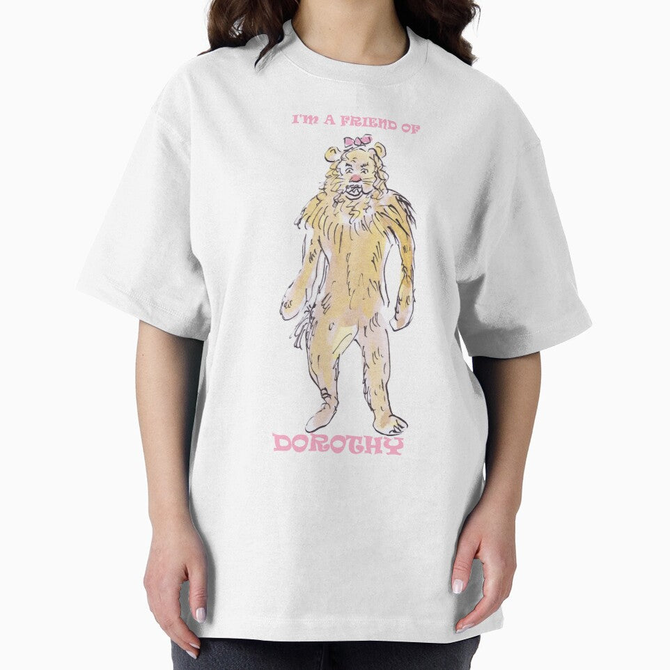 Wizard of Oz lion friend of Dorthy by Inky Fingers Illustrations
