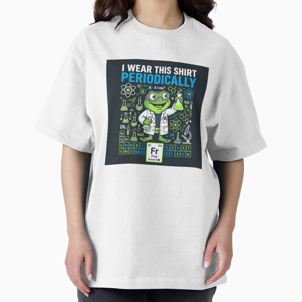 I Wear This Shirt Periodically Funny Chemistry Frog Shirt | Nerdy Science Teacher Tee by DmaarGroup