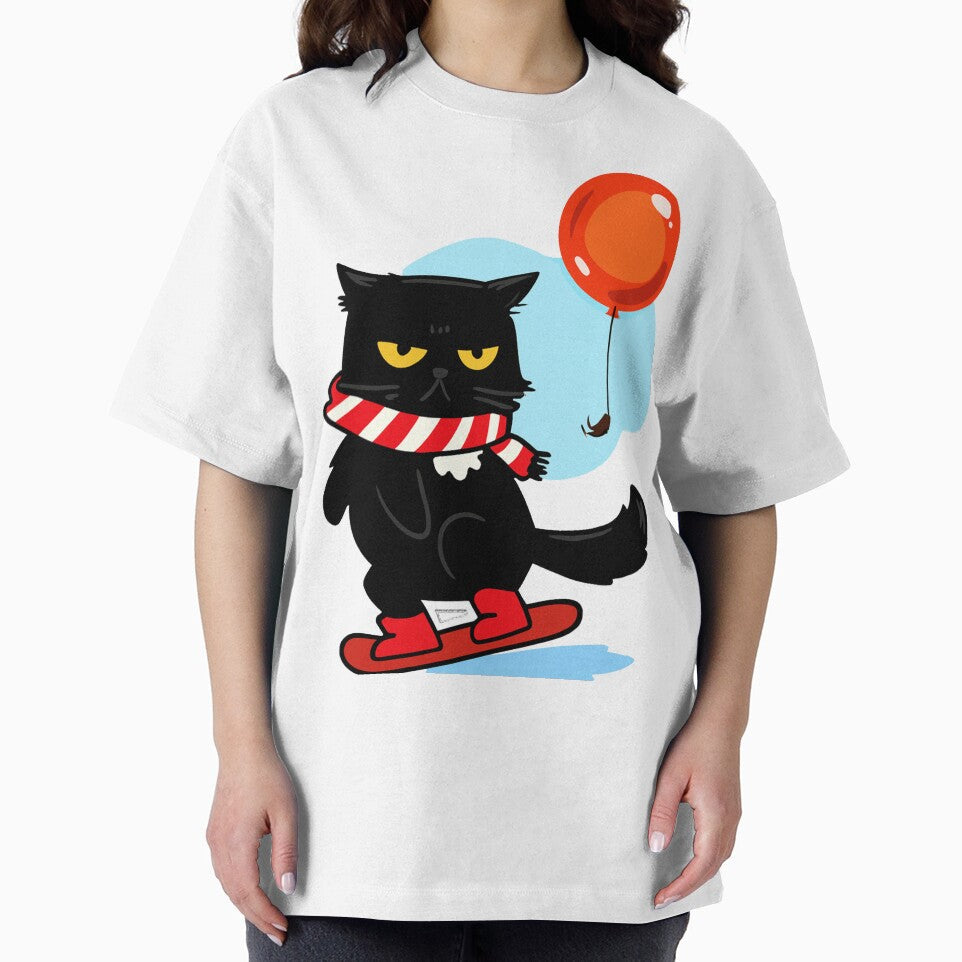 Snowboard Cat by yunamaliskova