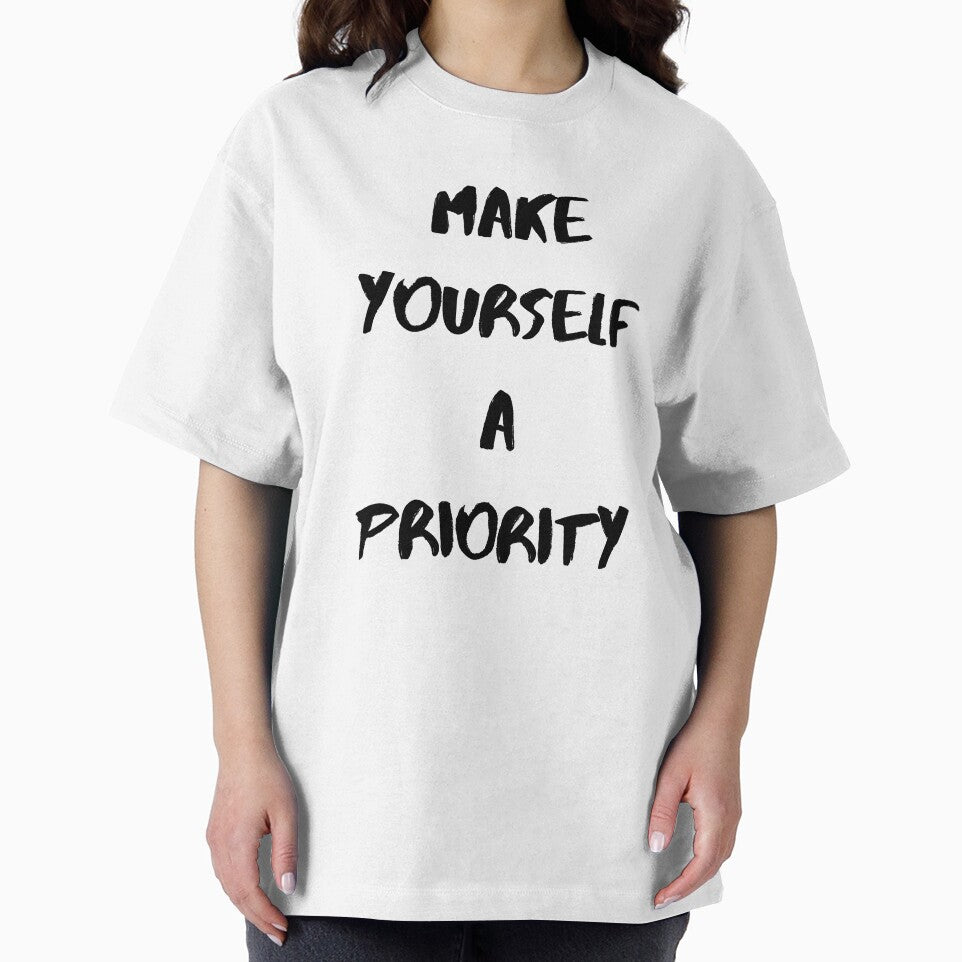 Inspirational Saying And Positive Quote, Make Yourself A Priority by Salman Hino