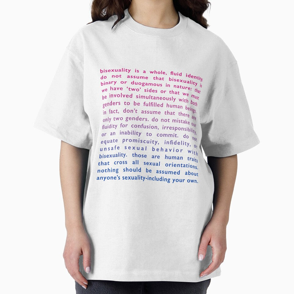 Bisexual manifesto with no background and bi letters by verfeling