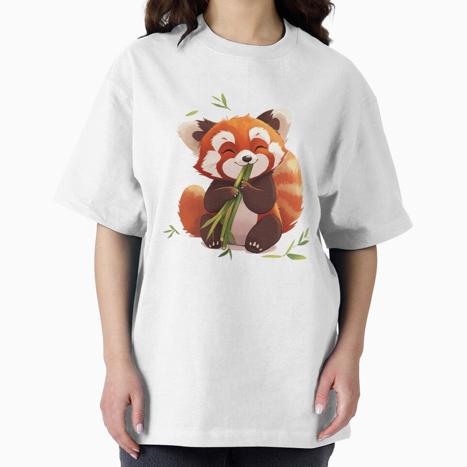 red panda eating by MystiS