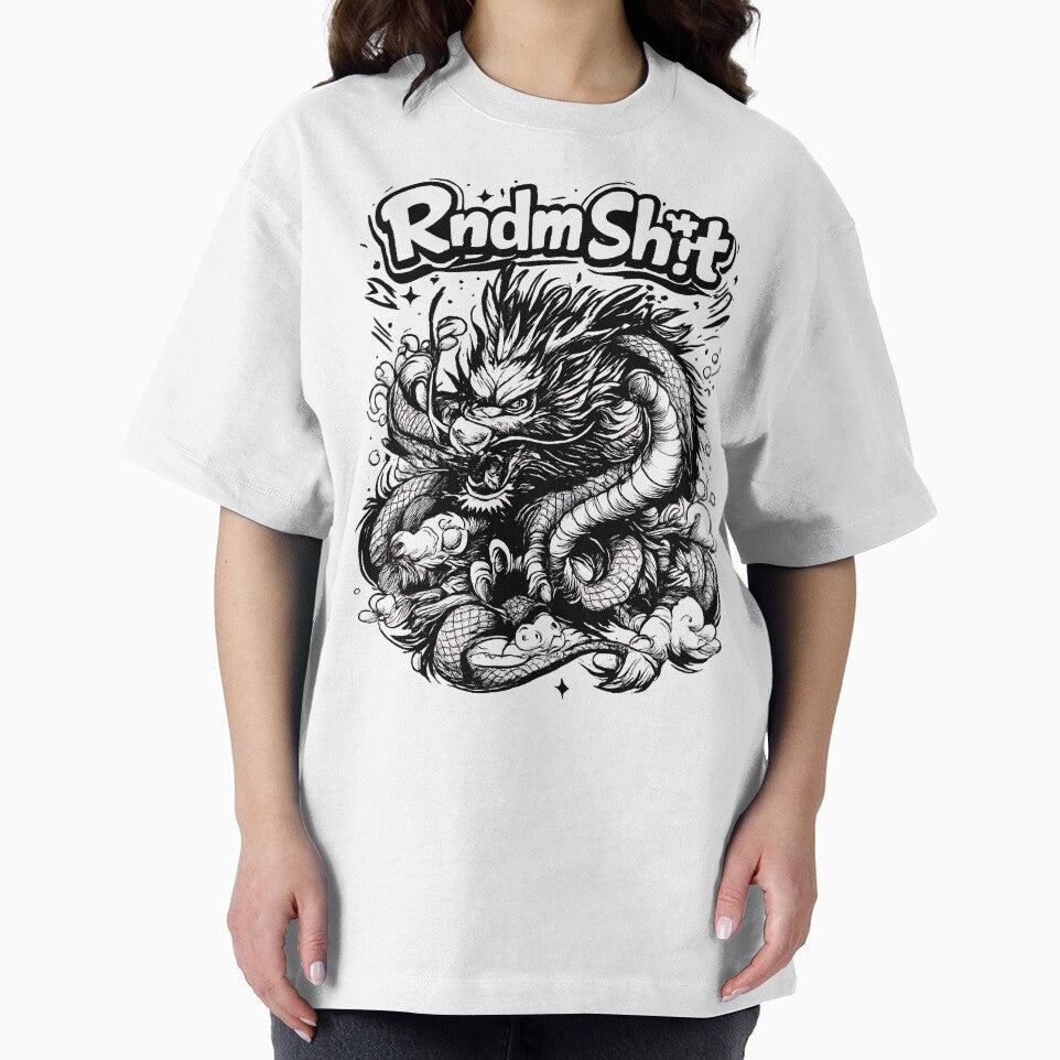 Rndm Sh!t – Manga Dragon Black and White by rolfzogg