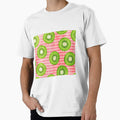 kiwi fruit - pink stripes distressed by littlearrow