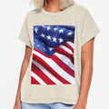 Stars and Stripes - Close-Up of the US Flag, Patriotic Elegance by Dubage603