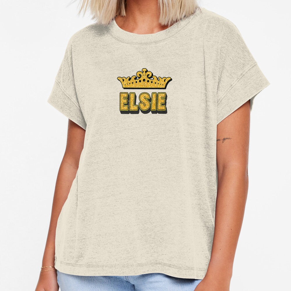 Elsie Personalized Funny Custom Name Crown Design by Watsonarts