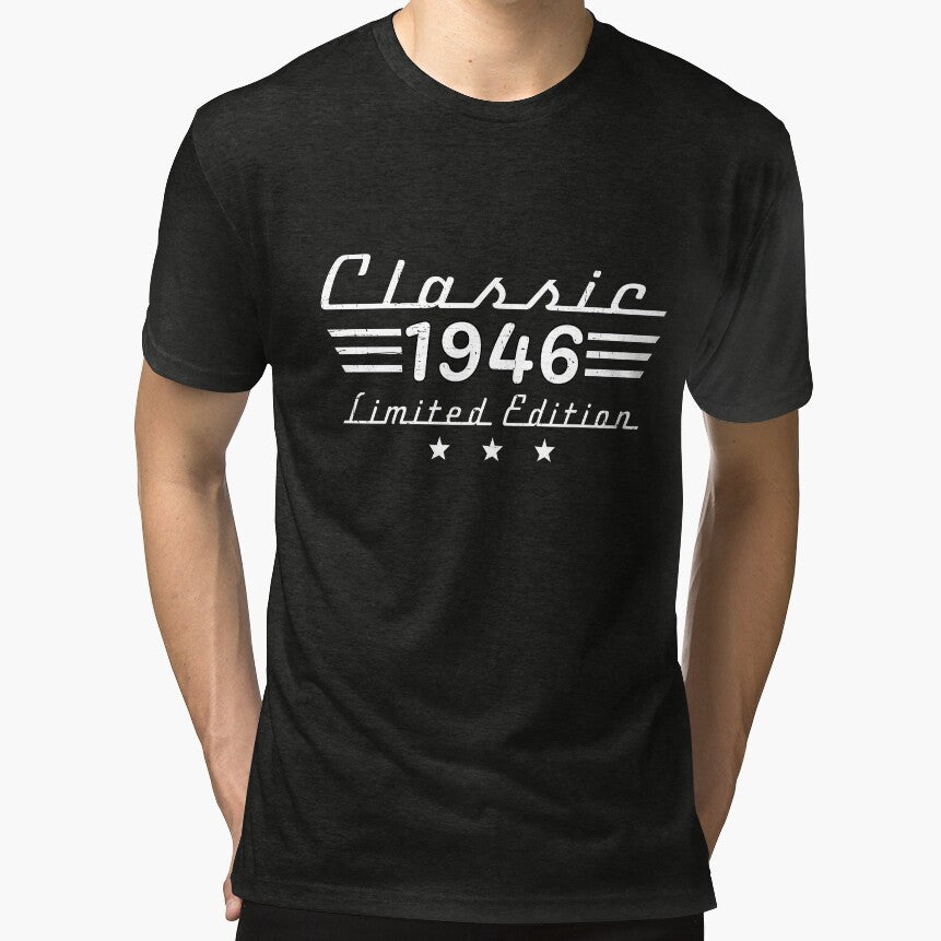 Classic 1946 Limited Edition Vintage Birthday Shirt | Retro 79th Birthday Gift by printshirtart