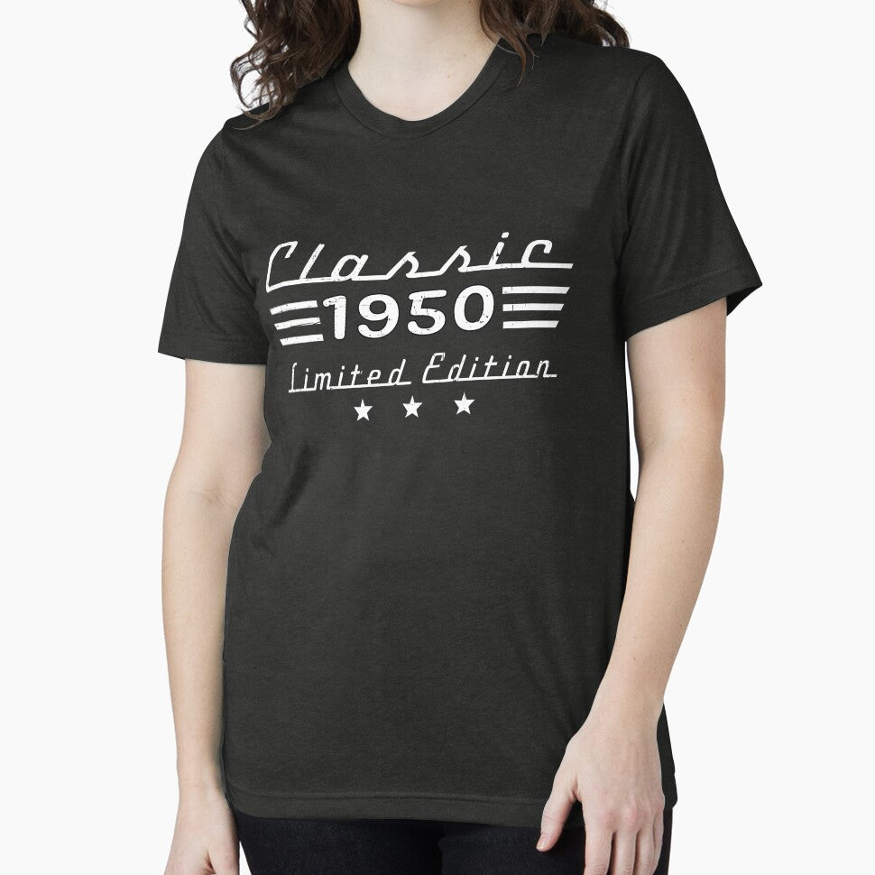Classic 1950 Limited Edition Vintage Birthday Shirt by printshirtart