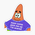 Scared Patrick (mom come pick me up i'm scared) by andrw