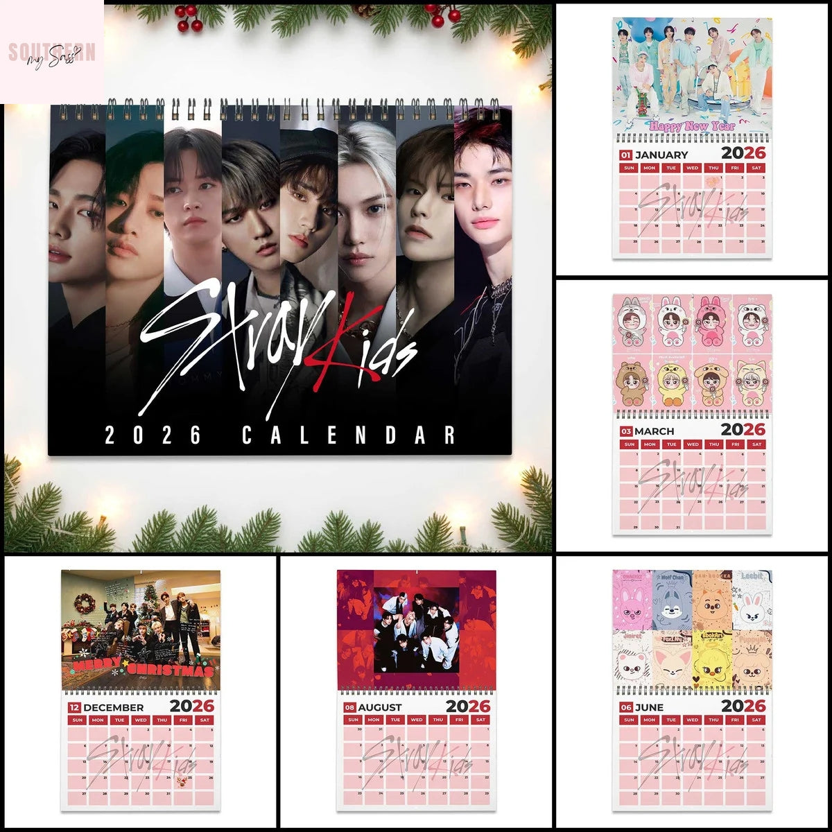 Stray Kids 2026 Wall Calendar