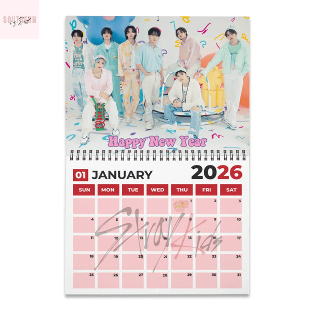 Stray Kids 2026 Wall Calendar