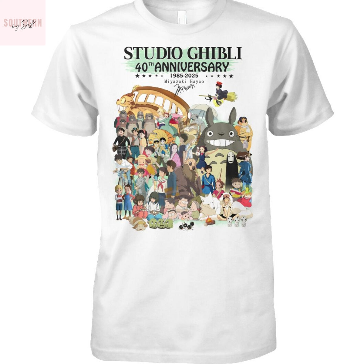 Studio Ghibli 40th Anniversary 1985-2025 Signature Unisex T-Shirt