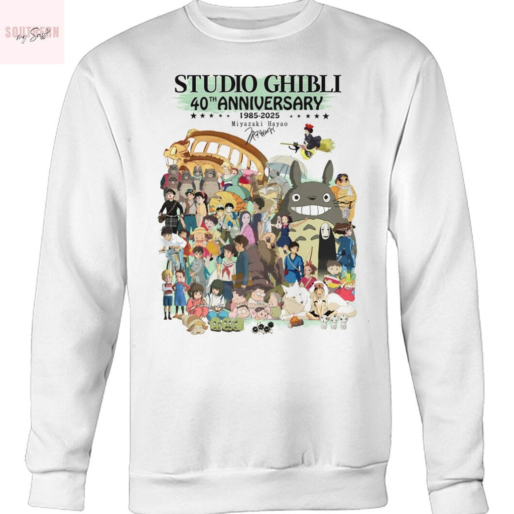 Studio Ghibli 40th Anniversary 1985-2025 Signature Unisex T-Shirt