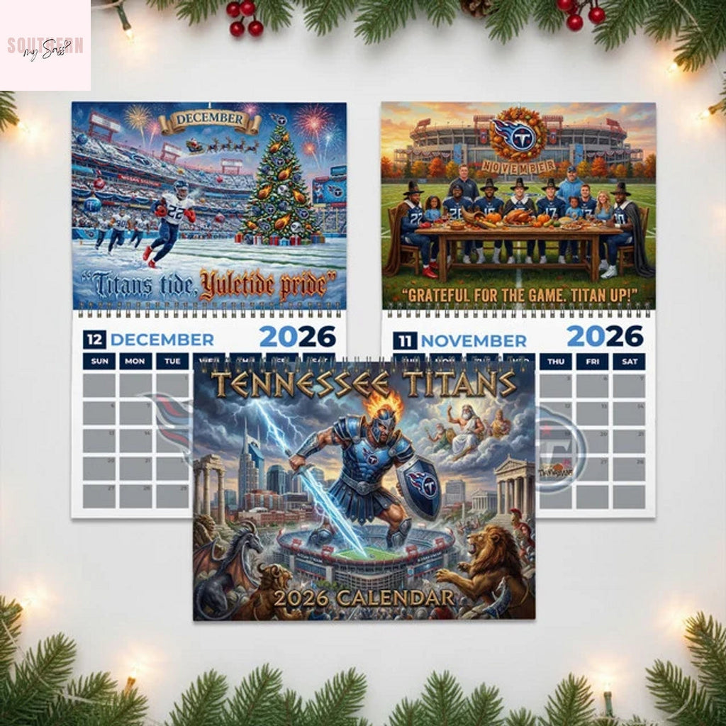 Tennessee Titans 2026 Wall Calendar