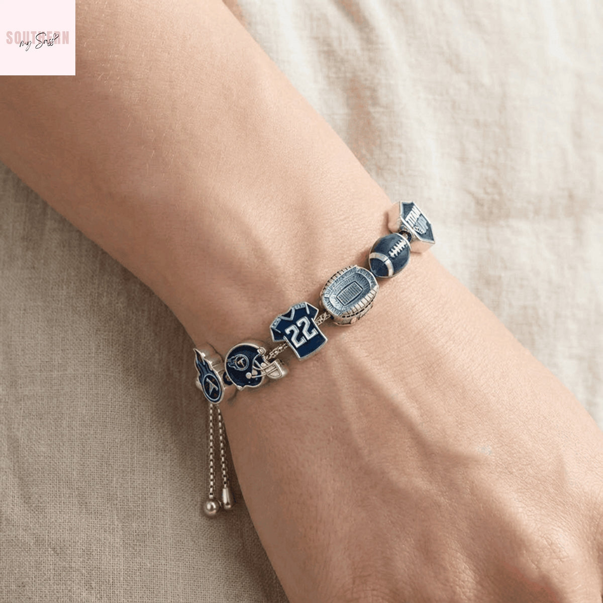 Tennessee Titans Charm Bracelet