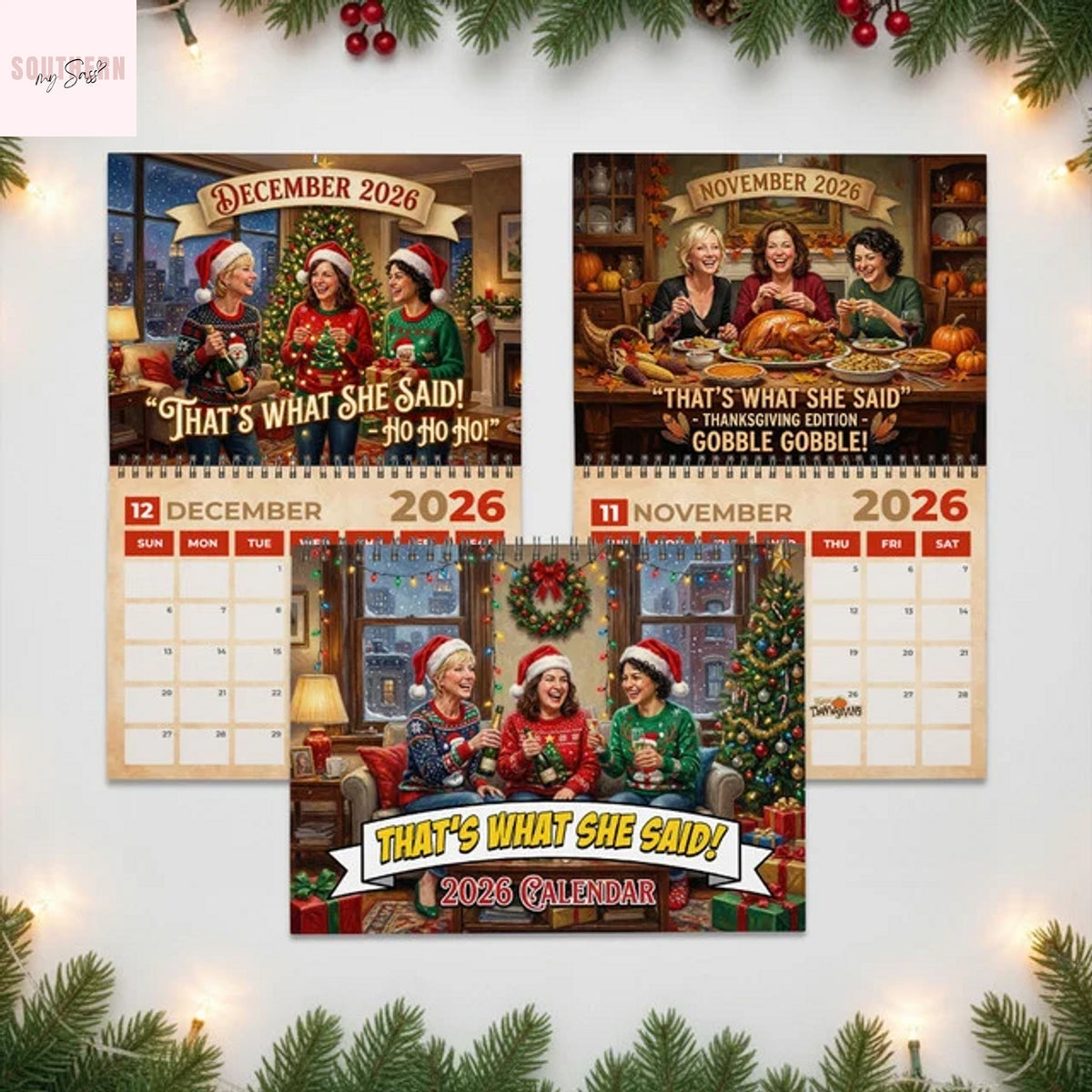 That What She Said 2026 Wall Calendar