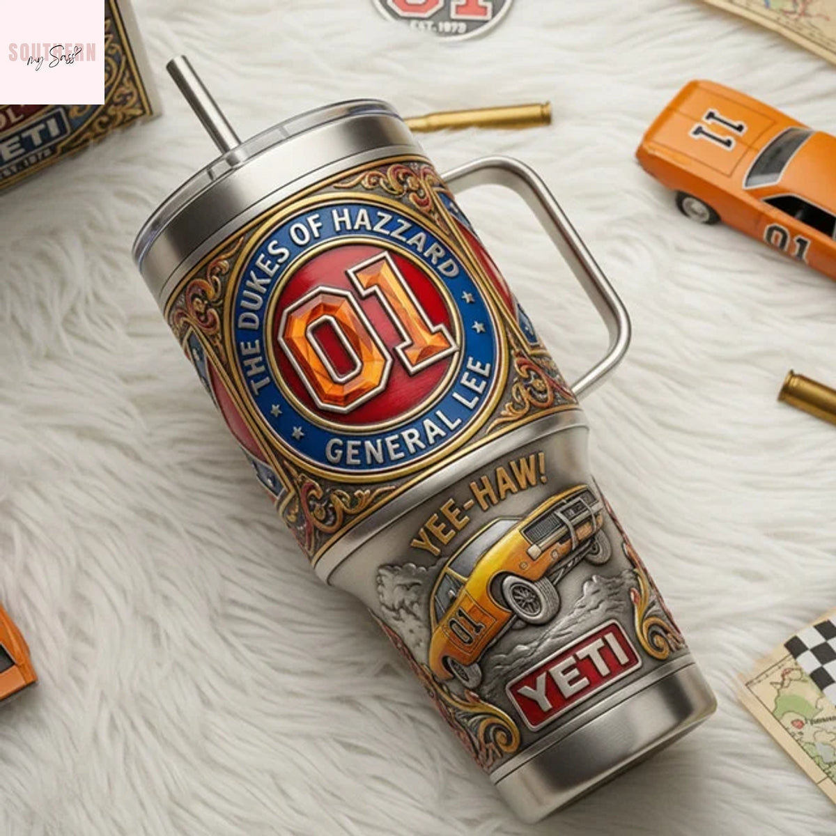 The Dukes Of Hazzard General Lee Good Ol Boys Tumbler