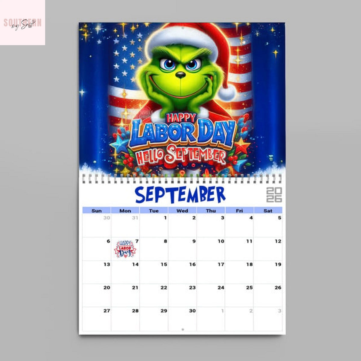 The Grinch 2026 Wall Calendar